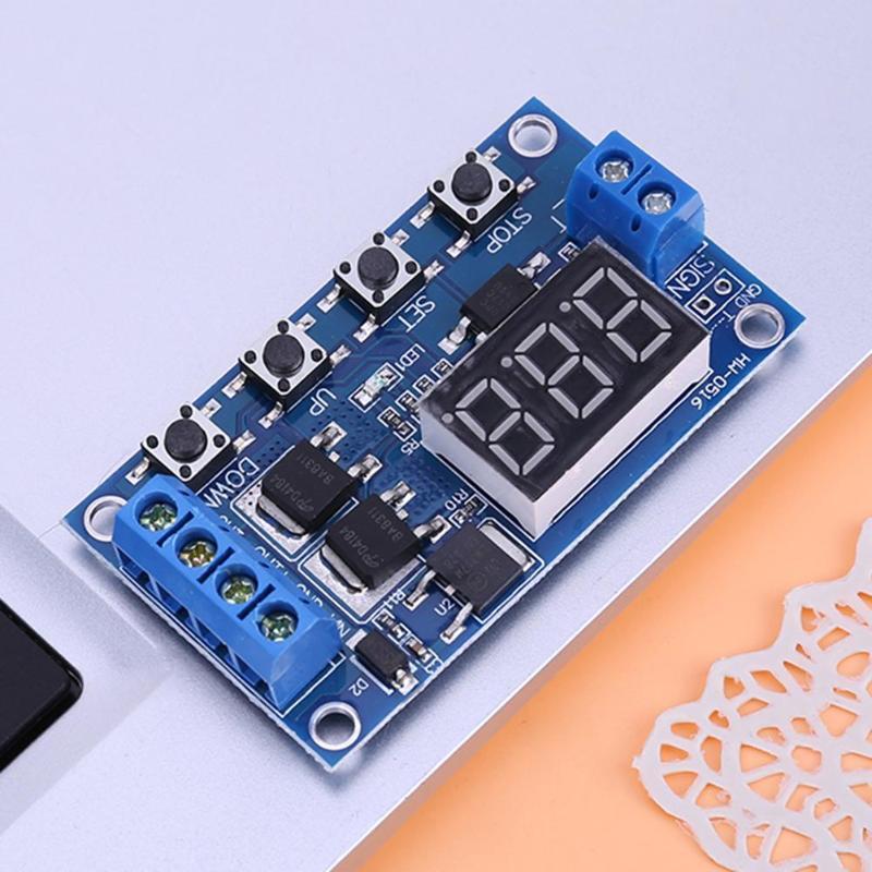 Time Delay Relays Trigger Cycle Timing Delay Switch Circuit MOS Tube