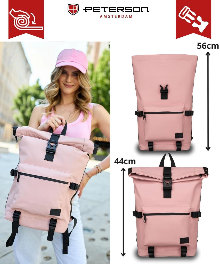 PTN NAIROBI-9152 PINK City Backpack
