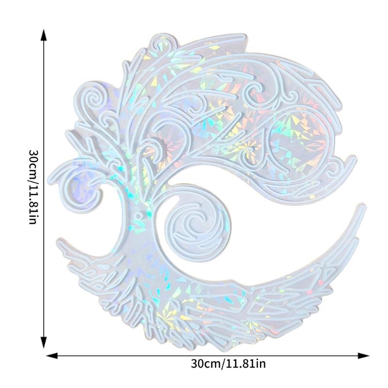 Personalized Silicone Mold for Wall Decoration Unique Wall Ornament Mold Customized Crystal Resin Wall Stickers Moulds