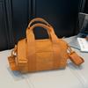 Nylon Pillow Shape Shoulder Bag With Top Handle Multi Zipper Pockets Lightweight Travel Tote For Women Daily Commute