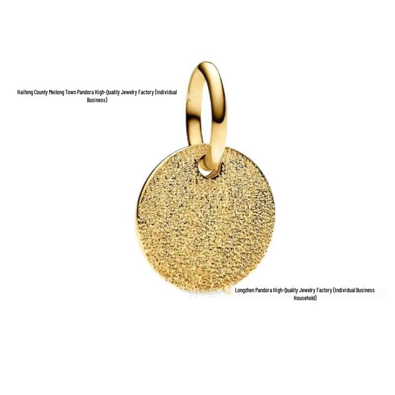 Pan's 925 Guardian Series Rose Medal Charm: Romantic Sun & Moon Coin DIY Accessory