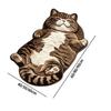 Easy to Clean Cat-Shaped Area Rug Anti-fouling Cartoon Carpet Soft Home Decor Carpet  Bedrooms