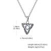 Stainless Steel Men's Retro Necklace with Star Moon Turquoise Pendant (PN-2111)