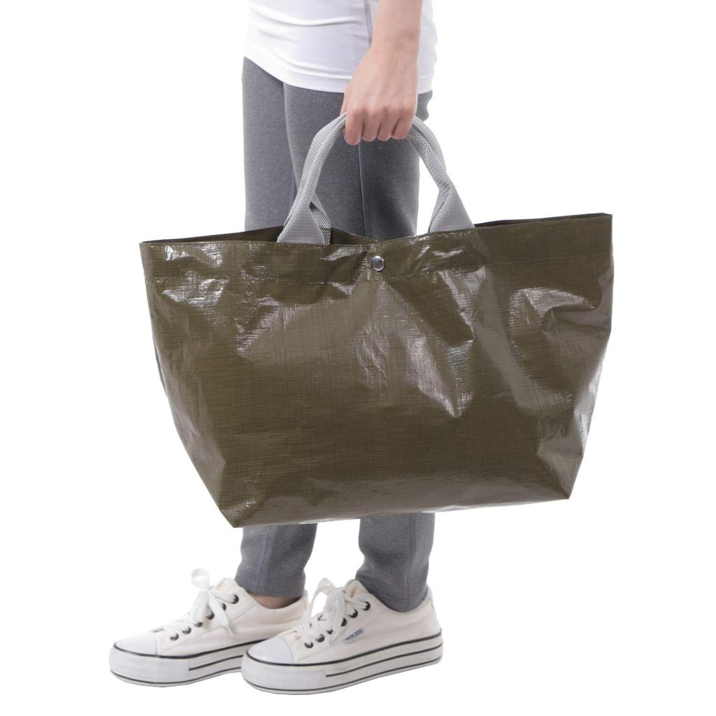 Marche Bag Tote Bag Marche Bag Made in Japan Domestic Blue Gray [FLOWERS lab] ×