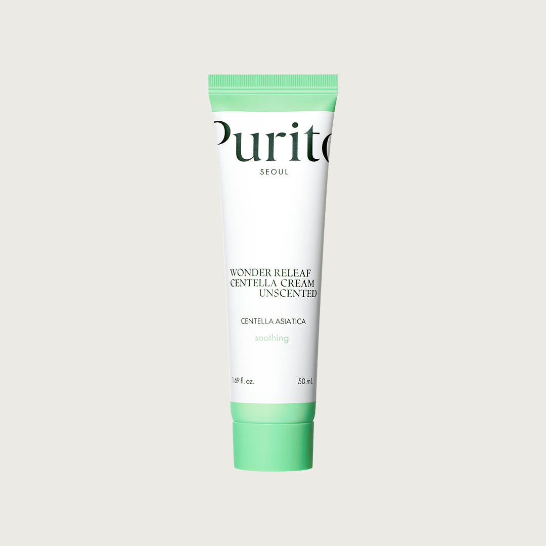 

Purito Wonder Releaf Centella Cream Без отдушки 50 мл – Успокаивающий увлажняющий крем без отдушек для чувствительной кожи