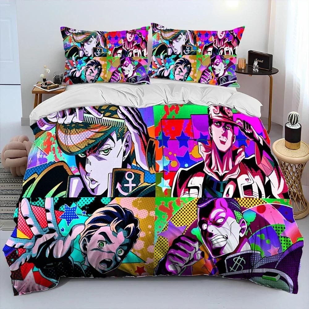 Anime jojo's Bizarre Adventure 3D NEW Duvet Cover Pillowcase Bedding Set Adult Boy Girl Bedroom Decoration Single Double Large