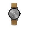 [Frank 1967] Natural Leather Men's and Women's Analog Wristwatch