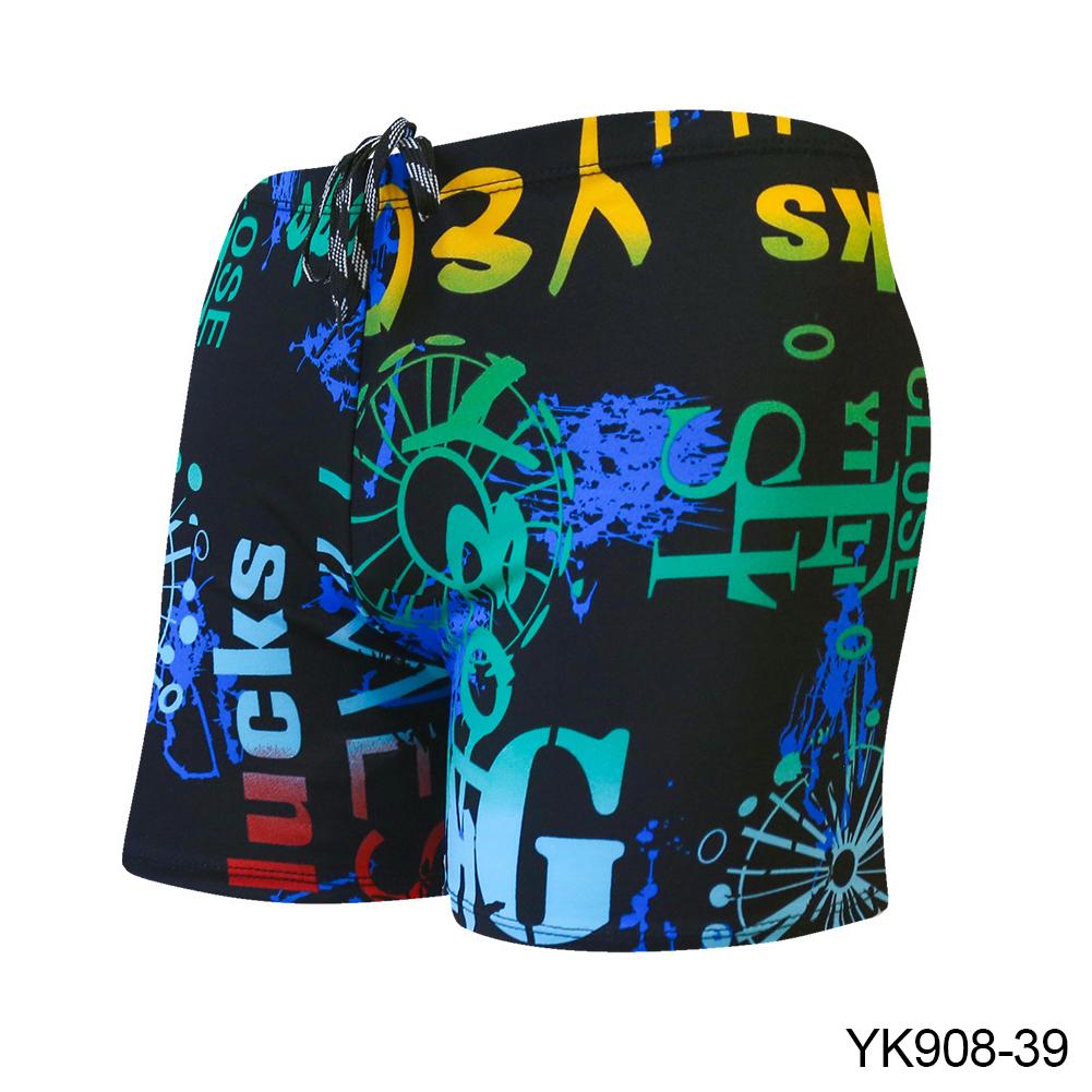 Men's Colorful Print Quick Dry Swimwear Men Trunks Swim Shorts Slim Fit Swimming Trunks for Beach Surf Beachwear