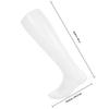Plastic Foot Mannequin Sock Display Stand Black Realistic Foot Mold for Long Socks Jewelry Anklet Bracelet Retail Showcase