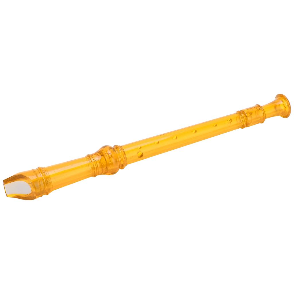 8‑Hole Clarinet ABS Transparent with Cleaning Rod Portable Treble Wind InstrumentOrange