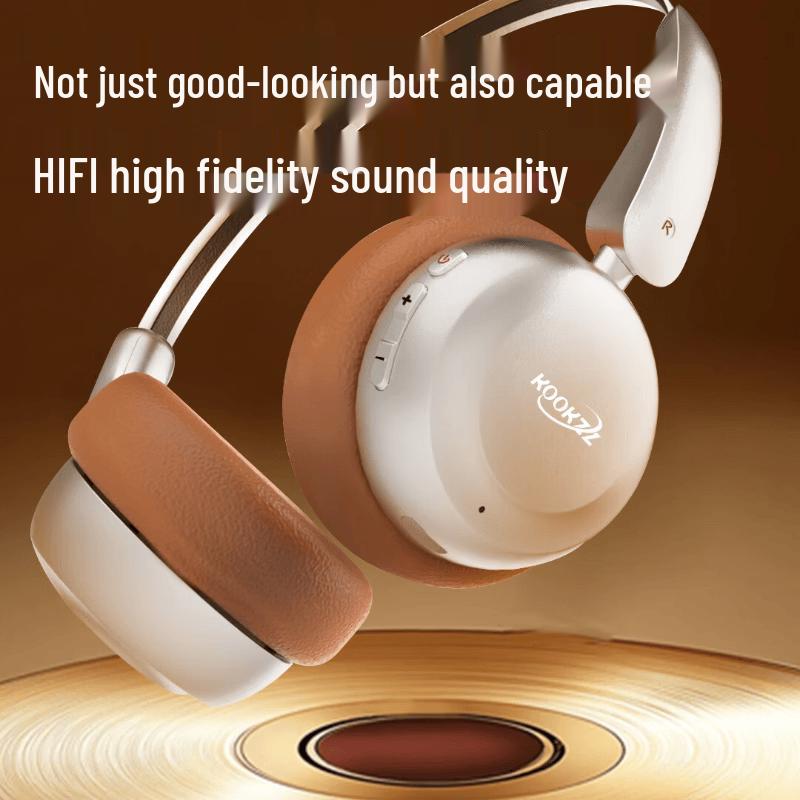 KOOKZZ R15 Retro Wireless Over-Ear Headphones