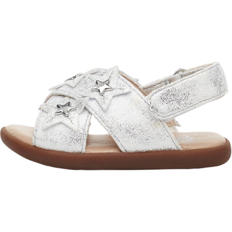 

UGG Allairey Stars Удобные Универсальные Нескользящие Износостойкие Низкие Кроссовки для Ходьбы Детские кроссовки Серебристый 1110915I-SLVR 18