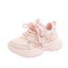 2025 Spring New Girls Sneakers Mesh Breathable Medium and Older Children's Daddy Shoes Korean Version Versatile Princess Style