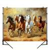 1Pcs  Modern Horse Racing Background Decoration Background Winter Backdrop Decorations For Photo Studio Photo Booth Christmas