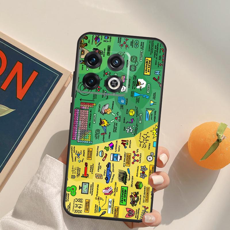 

Science Chemistry Style Case For OnePlus Nord 5 CE 2 3 4 Lite N20 N30 OnePlus 15 13 12 11 13T 10T 10R 12R 13R Cover OnePlus Nord 5