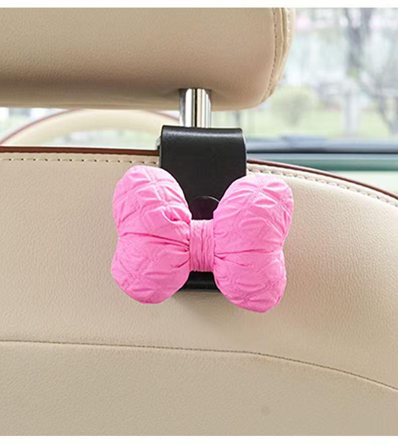 Universal Cute Flower Car Seat Back Hook - No Installation, Strong Load Bearing, Multifunctional Storage