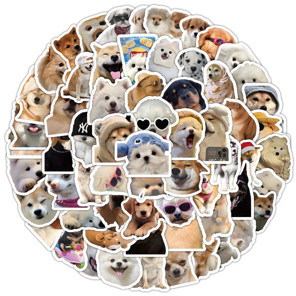 100 Realistic Corgi Puppy Stickers: Cute Pet Dog Decals for Phone, Car, and Laptop Decoration