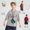 Boys' Summer Print Short-Sleeve & Pocket Shorts Set