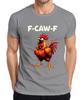 Fcawf Scream Rooster Funny Humor Meme Rooster Cartoon Gift Unisexs Tshirt