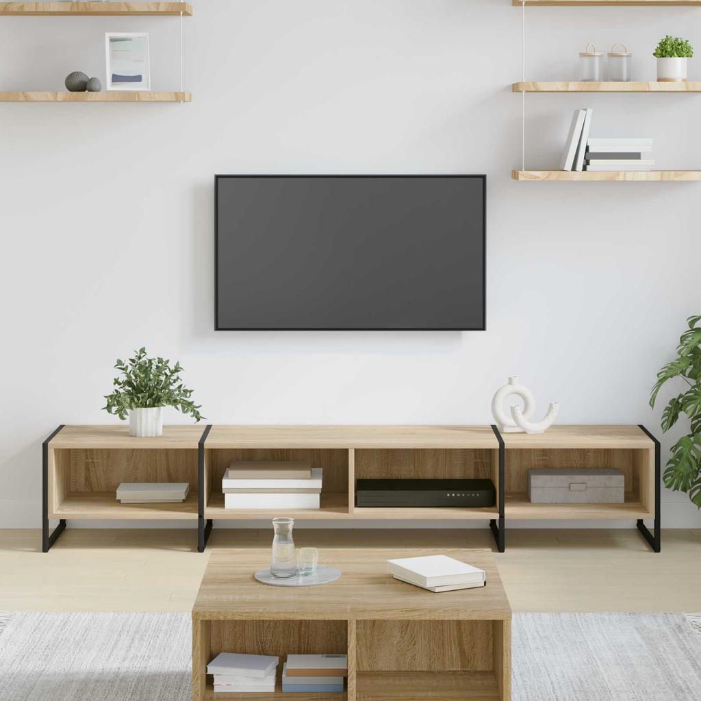 TV Stand 170.5 X 36 X 30 Cm Sonoma Oak Engineered Wood