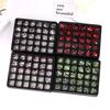 Nail Art 30 Grid Boxed Nail Art Flat Bottom Special-Shaped Diamond Transparent Ab Big Red Nail Rhinestone Nail Art Jewelry
