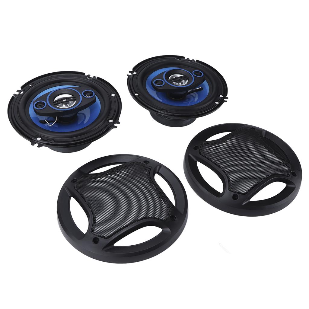 2PCS 6.5in Car Speaker Full Range 90DB 500W High Efficiency Loudspeaker Audio Sound System