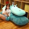 100-150cm Giant Soft Hippo Plush Toy Stuffed Animal Toys Soft Real Life Hippopotamus Plush Toy Birthday Gift