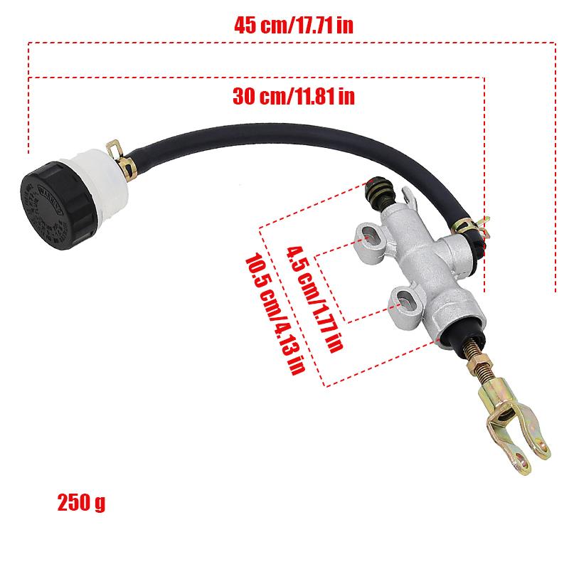 Rear Foot Hydraulic Brake Pump Master Cylinder For Honda CBR250 CB400 VTEC CB-1 CBR400 VFR400 CBR 600 900 1000 RR F3 F4 F4i F5