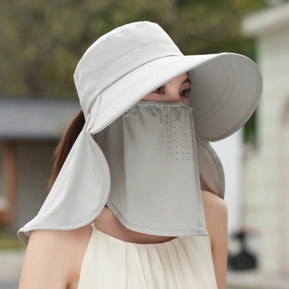 UV Protection Sunshade Hat Breathable Sun Hat New Bucket Hat Neck Face Protection