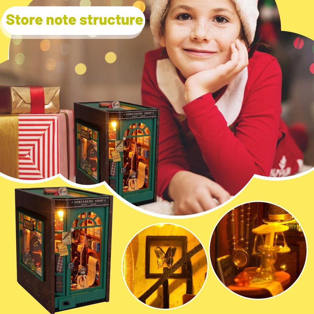 3D Bookend Creative Hand-Assembled Birthday Gift Miniature Building