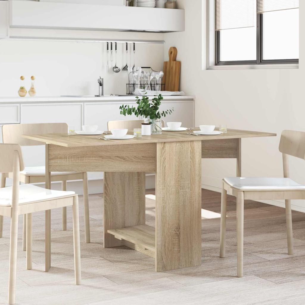 Dining Table 138 x 70 x 73.5 cm Particleboard Sonoma Oak Finish