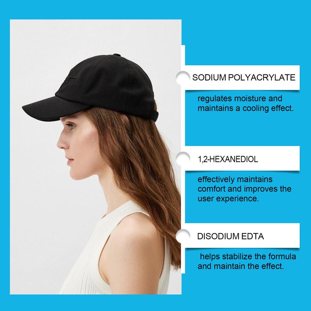 Hat Ice Pack Gel Cooling Bag Mat Hat Accessories Suitable For Helmet Hats Reusable Ice Pad Suitable For Outdoor Sports Hiking