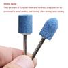 10Pcs Blue Grinding Stone Wheel Abrasive Mounted Stone  Electric Drill Power Tools Accessories