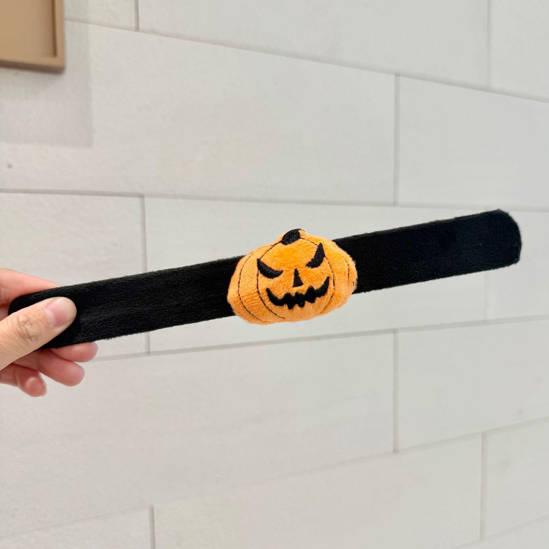 Halloween Slap Bracelet: Pumpkin & Ghost Cute Gift