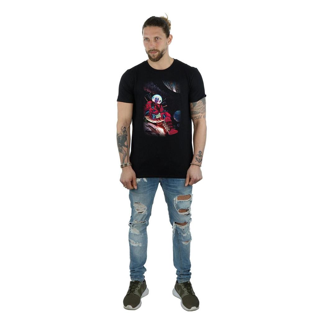 Marvel Herren Deadpool Astronaut T-Shirt