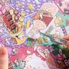 Rainbow Island Scenery Sticker Book Miniature Scene PET Sticker For Journal Photo Album Laptop Scrapbooking Decoration