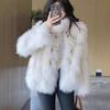 Winter new temperament celebrity imitation fur ladies plush short fashion thickened long fur coat