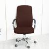 Stretch Spandex Printed Milk Silk Office Chair Cover with Zipper Removable Anti-dirty Computer Rotating Chair Protector
