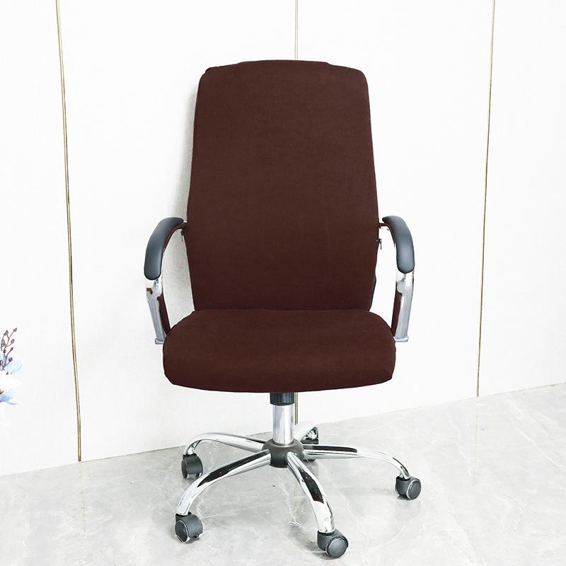 Stretch Spandex Printed Milk Silk Office Chair Cover with Zipper Removable Anti-dirty Computer Rotating Chair Protector