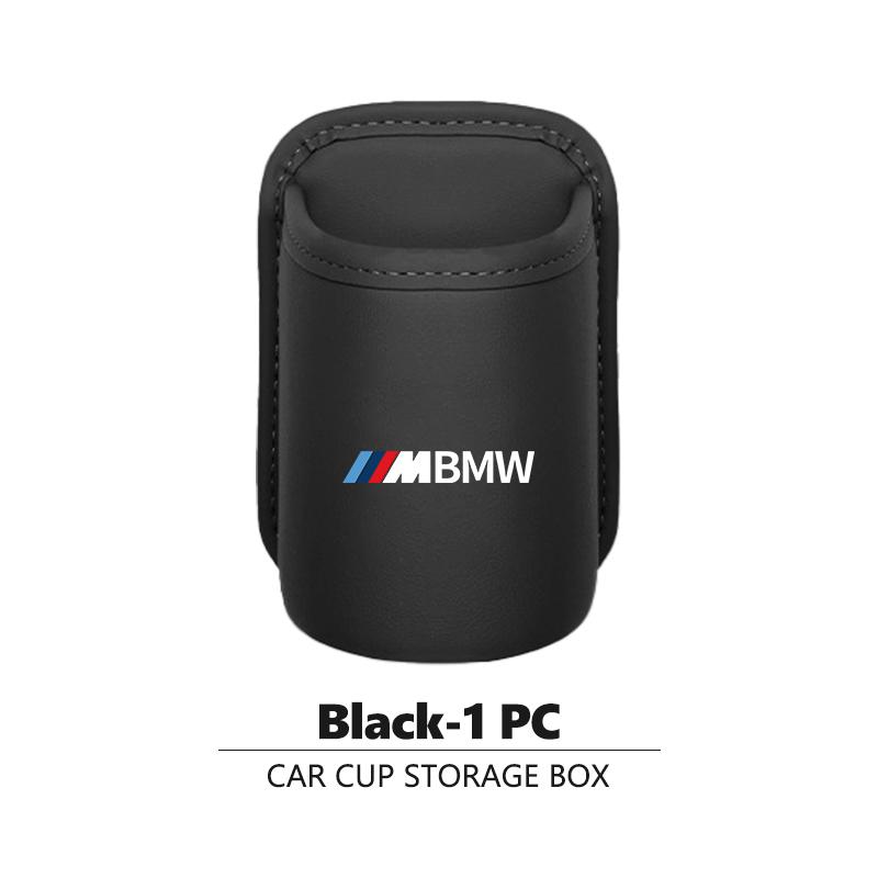 

For BMW Car Door Water Cup Holder Back Seat Drink Rack Leather Storage Box X1 X3 X5 E39 E46 E90 F20 E60 F30 E36 F10 E87 E70 E91
