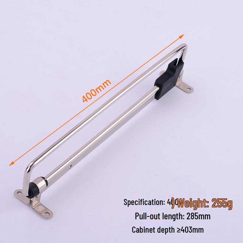 Retractable Wardrobe Hanging Rod - Modern Minimalist Clothes Hanger