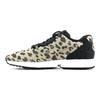 adidas Originals ZX Flux Confortable Imprimé Léopard Cuir Durable Respirant Soutien Tige Basse Chaussures de Course Marathon Unisexe B23725