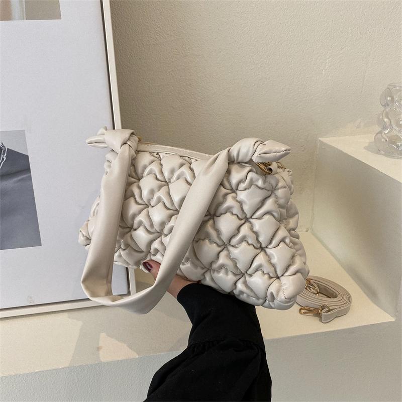 Hochwertige weiche PU Unterarmtasche für Damen Große Kapazität Allround Schulter-Umhängetaschen Retro Mode Handtaschen Neu