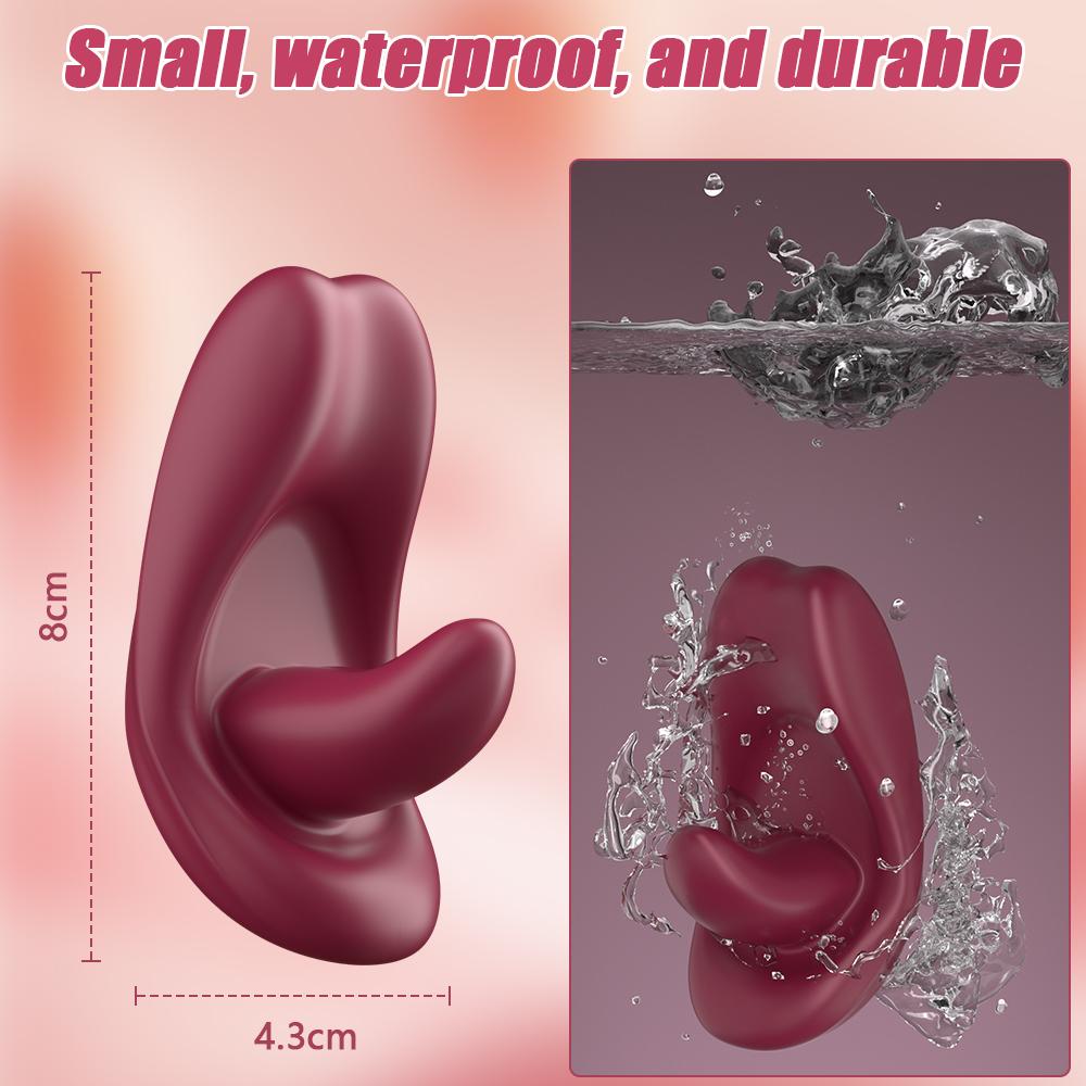 APP Control Tongue Wearable Vibrator Egg Clitoris Licking Oral Nipple Clitoris Stimulator Female Masturbator Sex Toys for Adults