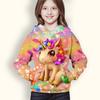 Girls' 3D Animal Unicorn Hoodie Long Sleeve 3D Print Spring Winter Active Sports Fashion Polyester Kids 3-12 Years