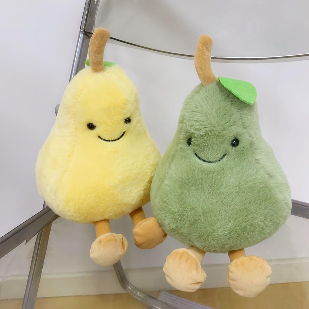 Fruit Pear Plush Doll Toy Claw Machine Stall Decoration Gift