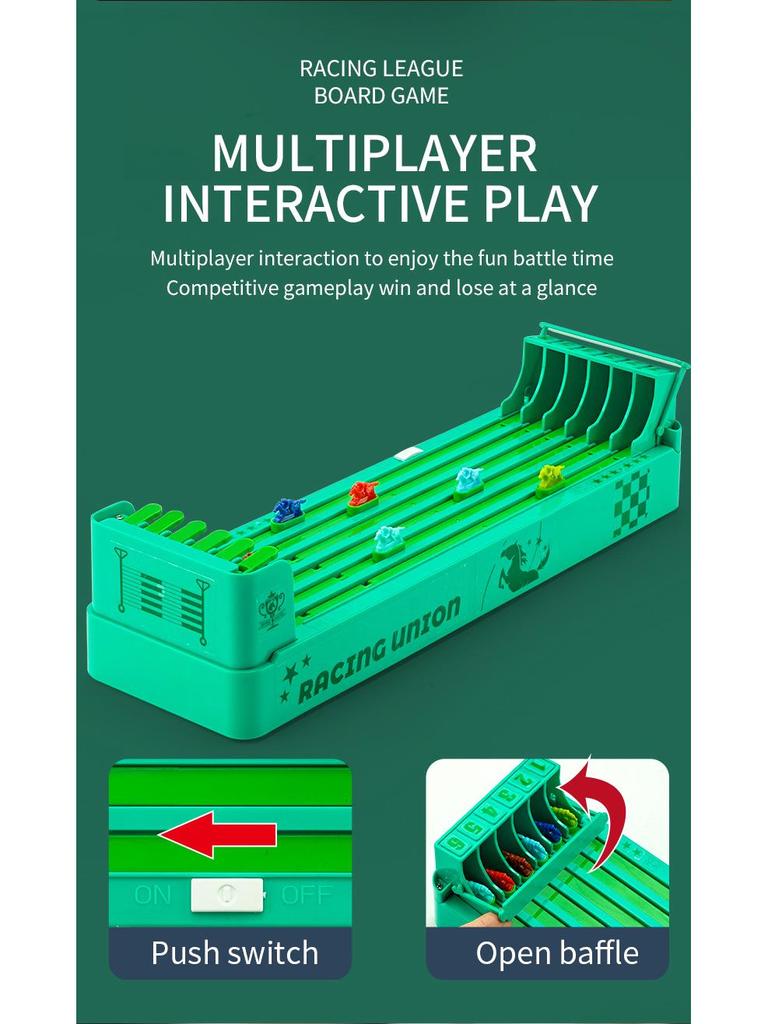Cross-Border Kids' Horse Racing Table Game: Parent-Child Competition & Party Toy