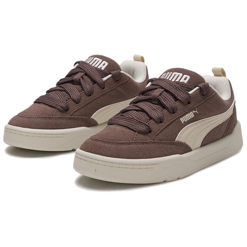 Puma Unisex Park Lifestyle Raw Brown White Skate Casual Sneakers 401606-06