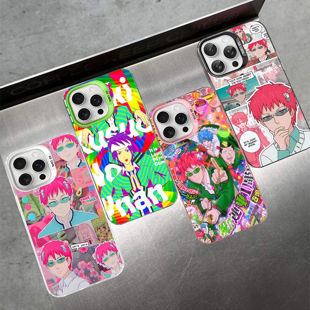 Saiki Kusuo No Psi Nan Phone Case For IPhone 16 15 14 13 12 11 Pro Max X XR XSMAX 8 7 Plus Matte Shockproof Back Cover