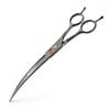 8-inch Napsen Black Plating Pet Grooming Scissors Set: Straight Shears & Comb